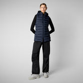 NORAH : GILET FEMME SAVE THE DUCK en GIGO en BLEU NOIR - Gilets pour femmes | Save The Duck