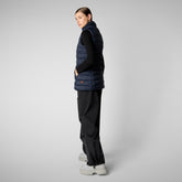 Woman's vest norah in blue black | Save The Duck