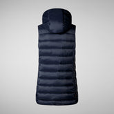 Woman's vest norah in blue black | Save The Duck