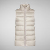 Women's Coral Puffer Vest in Blue Fog | Save The Duck
