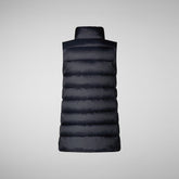 Woman's quilted vest Coral in BLUE BLACK | Save The Duck