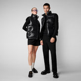 Unisex Ailantus Puffer Vest in Black - Men's LUCK Collection | Save The Duck