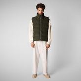 Men's vest Euryops in land green | Save The Duck