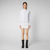Women's Mira Vest in White - White Collection | Save The Duck