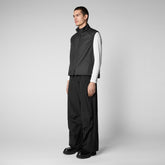 Men's Ellis Vest in Black - All Save The Duck Products | Save The Duck