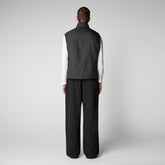 Men's Ellis Vest in Black - All Save The Duck Products | Save The Duck