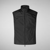 Men's Ellis Vest in Black | Save The Duck
