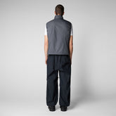 Men's Ellis Vest in Storm Grey - New In Men's | Save The Duck