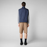 Men's Ellis Vest in Navy Blue - All Save The Duck Products | Save The Duck