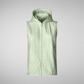 Women's Femi Vest in Eucalyptus Green | Save The Duck