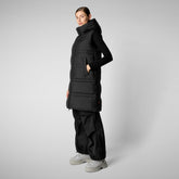 Women's hooded vest Judee in black | Save The Duck