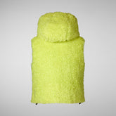 Gilet à capuche Klara pour femme en vert lichen | Sauvez le canard