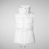 Women's vest Ren in White | Save The Duck