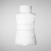 Women's vest Ren in White | Save The Duck