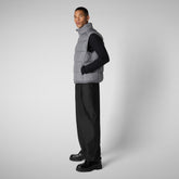 ARLEN : GILET SAVE THE DUCK MAN en MIRO en gris moyen | Save The Duck