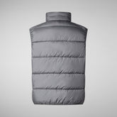 ARLEN : GILET SAVE THE DUCK MAN en MIRO en gris moyen | Save The Duck