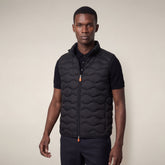 Men's vest tide in black | Save The Duck