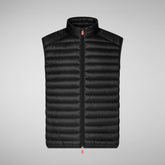 Men's Puffer Vest Adam in Black | Save The Duck