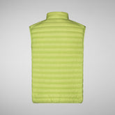 Men's Puffer Vest Adam in Lichen Green | Save The Duck