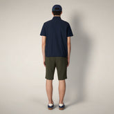 Men's puffer vest with quilted front in Navy Blue FYI - Vests Collection | Save The Duck