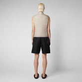 Women's Arabella Puffer Vest in Sand Beige - Beige Collection | Save The Duck