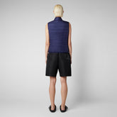 Women's Arabella Puffer Vest in Navy Blue - Women's Icons Collection | Save The Duck