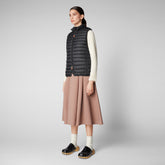 Women's Charlotte Puffer Vest in Black - GIGA Collection | Save The Duck