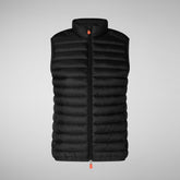 Women's Charlotte Puffer Vest in Black | Save The Duck