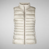 Women's Lynn Puffer Vest in Withered Rose | Save The Duck