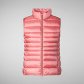 Women's Lynn Puffer Vest in Bloom Pink | Save The Duck