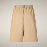 Women's Shorts Lysandra in Stardust Beige - ASAP - Smartleisure Clothing Woman | Save The Duck
