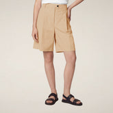 Women's Shorts Lysandra in Stardust Beige - ASAP - Smartleisure Clothing Woman | Save The Duck