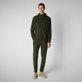 MICHAEL:STD PULL HOMME PANTALON en POTY en TERRE VERTE - Loisirs intelligents pour hommes | Save The Duck