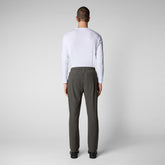 Men's Michael Pants in Smoked Grey - Spring Summer 2024 Men's Collection | Save The Duck