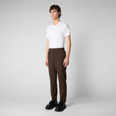 Men's Michael Pants in Cocoa Brown - Men's Pants | Save The Duck