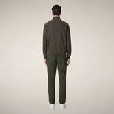 Men's Pants Michael in Snake Green - FYI - Smartleisure Clothing Man | Save The Duck