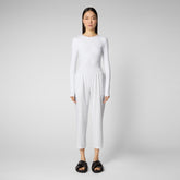 Women's Milan Sweatpants in White - All Save The Duck Products | Save The Duck
