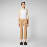 Pantalon de survêtement Milan pour femme en beige biscuit - Beige Collection | Sauvez le canard