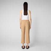 Pantalon de survêtement Milan pour femme en beige biscuit - Femmes | Sauvez le canard