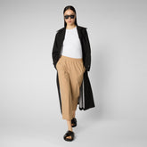 Pantalon de survêtement Milan pour femme en beige biscuit | Sauvez le canard