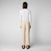 Women's Milan Sweatpants in Shore Beige - All Save The Duck Products | Save The Duck