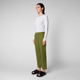 Women's Milan Sweatpants in Military Olive | Save The Duck