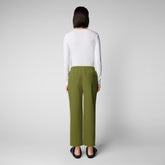 Pantalon de survêtement Milan pour femme en olive militaire - Nouveau chez les femmes | Sauvez le canard
