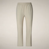 Women's pants milan in rainy beige - Figure Skating SS26 - WOMEN | Save The Duck