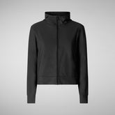 PEAR:STD VESTE PULL FEMME en POTY en Noir | Save The Duck