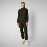 PEAR:STD VESTE PULL FEMME en POTY en TERRE VERTE | Save The Duck