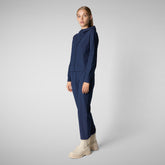 PEAR:STD VESTE PULL FEMME en POTY en Bleu Marine | Save The Duck