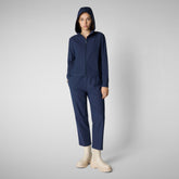 PEAR:STD VESTE PULL FEMME en POTY en Bleu Marine - Loisirs intelligents pour femmes | Save The Duck