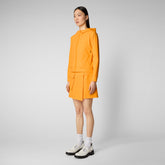 Veste à capuche poire pour femme en orange soleil - Collection RETY | Sauvez le canard