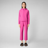 Women's Pear Hooded Jacket in Fuchsia Pink - Pink Collection | Save The Duck
